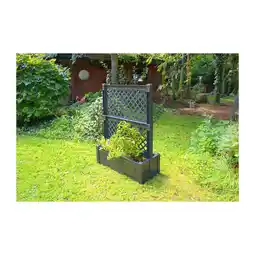 Netto Marken-Discount Pflanzkasten groß 100 cm mit Zentralspalier, anthrazit Angebot