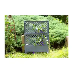 Netto Marken-Discount Spalier 100 cm mit Erdspieß, grau Angebot