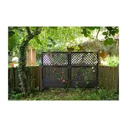 Netto Marken-Discount Spalier 100 cm mit Erdspieß, anthrazit, 2er Set Angebot
