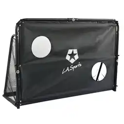 Netto Marken-Discount L.A. Sports 2-in-1 Torschusswand Champion Fußball-Tor mit Netz & Torwand Angebot