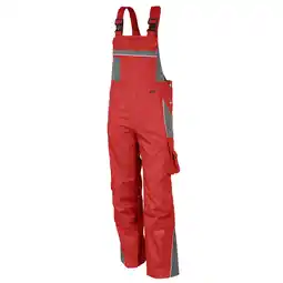 Netto Marken-Discount QUALITEX HIGH QUALITY WORKWEAR Latzhose PRO rot/grau Damen: 54 Herren: 60 Angebot