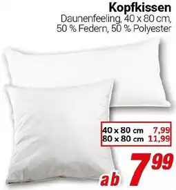 CENTERSHOP Kopfkissen Angebot