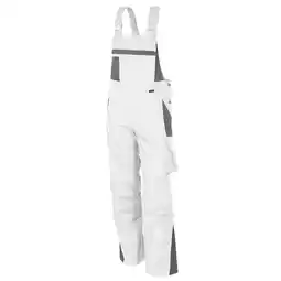 Netto Marken-Discount QUALITEX HIGH QUALITY WORKWEAR Latzhose PRO weiß/grau Damen: 42 Herren: 48 Angebot