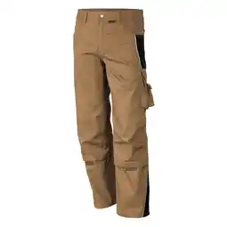 Netto Marken-Discount QUALITEX HIGH QUALITY WORKWEAR Bundhose PRO khaki/schwarz Herren: 102 Angebot