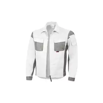 Netto Marken-Discount QUALITEX HIGH QUALITY WORKWEAR Bundjacke PRO weiß/grau Damen: 50 Herren: XL Angebot