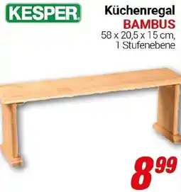 CENTERSHOP KESPER Küchenregal BAMBUS Angebot