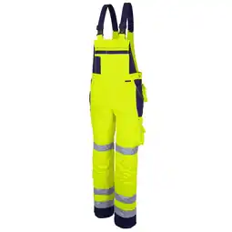 Netto Marken-Discount QUALITEX HIGH QUALITY WORKWEAR Latzhose PRO WS warngelb/marine Damen: 36 Herren: 42 Angebot