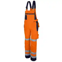 Netto Marken-Discount QUALITEX HIGH QUALITY WORKWEAR Latzhose PRO WS warnorange/marine Damen: 48 Herren: 54 Angebot