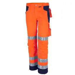 Netto Marken-Discount QUALITEX HIGH QUALITY WORKWEAR Bundhose PRO WS warnorange/marine Herren: 90 Angebot