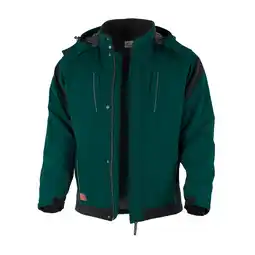 Netto Marken-Discount QUALITEX HIGH QUALITY WORKWEAR Softshelljacke PRO Winter grün/schwarz Damen: 48 Herren: XL Angebot