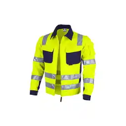 Netto Marken-Discount QUALITEX HIGH QUALITY WORKWEAR Bundjacke PRO WS warngelb/marine Damen: 42 Herren: M Angebot
