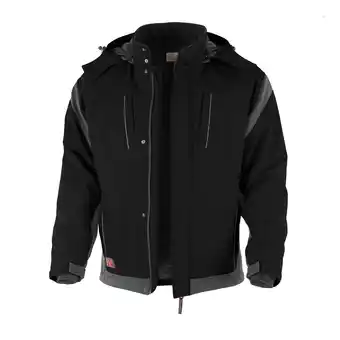 Netto Marken-Discount QUALITEX HIGH QUALITY WORKWEAR Softshelljacke PRO Winter schwarz/grau Damen: 64 Herren: 5XL Angebot