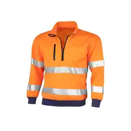 Netto Marken-Discount QUALITEX HIGH QUALITY WORKWEAR Sweatshirt signal warnorange Damen: 40 Herren: M Angebot