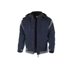 Netto Marken-Discount QUALITEX HIGH QUALITY WORKWEAR Softshelljacke PRO Winter marine/grau Damen: 32 Herren: XS Angebot