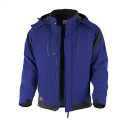 Netto Marken-Discount QUALITEX HIGH QUALITY WORKWEAR Softshelljacke PRO Winter kornblau/schwarz Damen: 60 Herren: 4XL Angebot