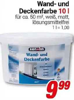 CENTERSHOP Renolin Wand- und Deckenfarbe Angebot