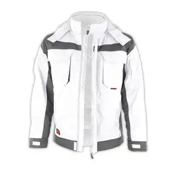 Netto Marken-Discount QUALITEX HIGH QUALITY WORKWEAR Winterjacke PRO Winter weiß/grau Damen: 56 Herren: 3XL Angebot