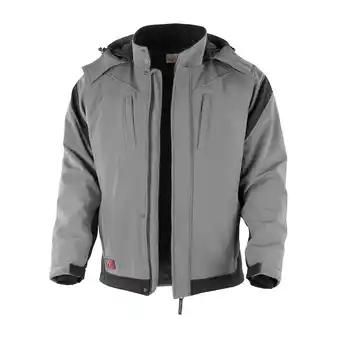 Netto Marken-Discount QUALITEX HIGH QUALITY WORKWEAR Softshelljacke PRO Winter grau/schwarz Damen: 32 Herren: XS Angebot