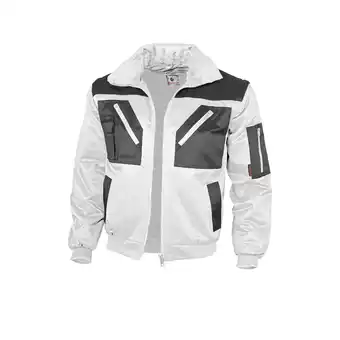 Netto Marken-Discount QUALITEX HIGH QUALITY WORKWEAR Pilotenjacke pilotenjacke weiß/grau Damen: 48 Herren: XL Angebot