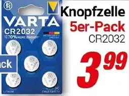 CENTERSHOP VARTA Knopfzelle Angebot