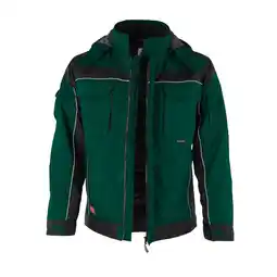 Netto Marken-Discount QUALITEX HIGH QUALITY WORKWEAR Winterjacke PRO Winter grün/schwarz Damen: 60 Herren: 4XL Angebot