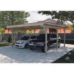 Netto Marken-Discount weka Flachdach-Doppelcarport 616 Angebot