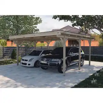 Netto Marken-Discount weka Flachdach-Doppelcarport 616 Angebot