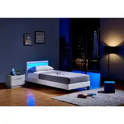Netto Marken-Discount HOME DELUXE LED Bett Astro inkl. Matratze versch. Größen und Farben - Weiss Angebot