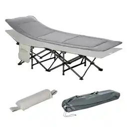 Netto Marken-Discount Outsunny Campingbett Stahl, Oxfordstoff Angebot