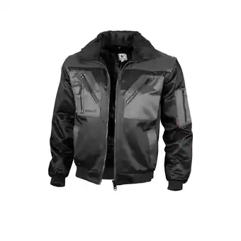 Netto Marken-Discount QUALITEX HIGH QUALITY WORKWEAR Pilotenjacke pilotenjacke schwarz/grau Damen: 60 Herren: 4XL Angebot