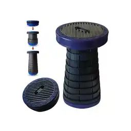 Netto Marken-Discount Starlyf Klappstuhl tragbar - Hocker ausziehbar - Campingstuhl klein Telescopic Stool Angebot