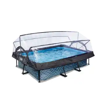 Netto Marken-Discount EXIT Frame Pool 220x150x65cm mit Filterpumpe und Abdeckung, versch. Ausführungen Angebot