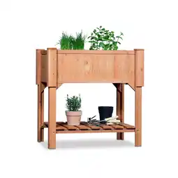 Netto Marken-Discount Coemo Hochbeet Kräuterbeet mit Pflanzfolie 120 x 60 x 90 cm Angebot