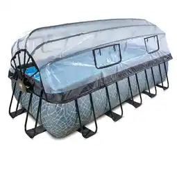 Netto Marken-Discount EXIT Frame Pool 540x250x122cm mit Sandfilterpumpe und Abdeckung, versch. Ausführungen Angebot