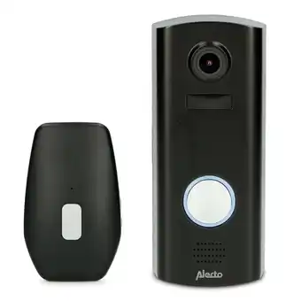 Netto Marken-Discount Alecto DVC600IP - WLAN-Türklingel mit Kamera - Schwarz Angebot