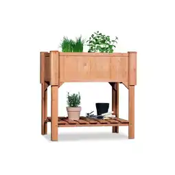 Netto Marken-Discount Coemo Hochbeet Kräuterbeet mit Pflanzfolie 120 x 40 x 90 cm Angebot