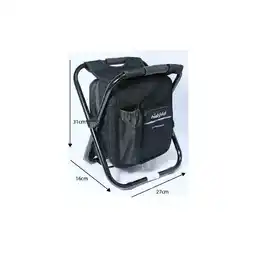 Netto Marken-Discount highfeld Sitzrucksack Ansitzrucksack mit Hocker black Campinghocker Angelhocker Falthocker Angebot