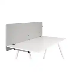 Netto Marken-Discount hjh OFFICE Tischtrennwand FLEXMIUT D 180 Kunststoff, Stoff Angebot