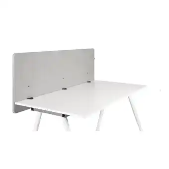 Netto Marken-Discount hjh OFFICE Tischtrennwand FLEXMIUT D 180 Kunststoff, Stoff Angebot