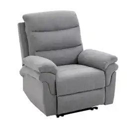 Netto Marken-Discount HOMCOM Ruhesessel Stahl, leinenartiges Polyester, Schaumstoff, MDF Angebot