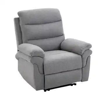 Netto Marken-Discount HOMCOM Ruhesessel Stahl, leinenartiges Polyester, Schaumstoff, MDF Angebot