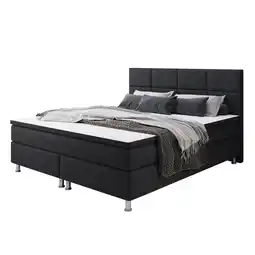 Netto Marken-Discount Inter Handels Boxspringbett Rotterdam 180x200 cm versch. Farben Angebot