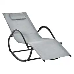 Netto Marken-Discount Outsunny Schaukelstuhl Netzstoff, verzinktes Metall Angebot
