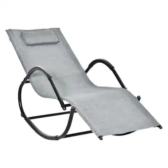 Netto Marken-Discount Outsunny Schaukelstuhl Netzstoff, verzinktes Metall Angebot