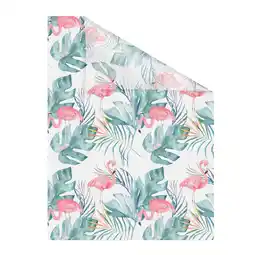 Netto Marken-Discount Lichtblick Fensterfolie selbstklebend, Sichtschutz, Flamingo - Rosa Grün Angebot