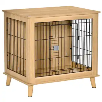 Netto Marken-Discount PawHut Hundekäfig Stahl, Spanplatte Angebot