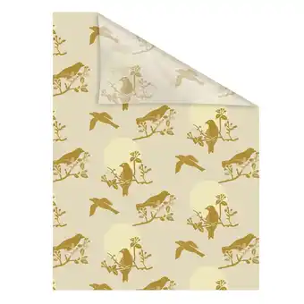 Netto Marken-Discount Lichtblick Fensterfolie selbstklebend, Sichtschutz, Moon Birds - Beige Angebot