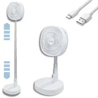 Netto Marken-Discount Starlyf kabelloser klappbarer Akku Ventilator Foldable Fan Angebot