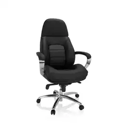 Netto Marken-Discount hjh OFFICE XXL Drehstuhl BRENTON XXL Kunstleder mit Armlehnen Angebot