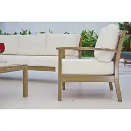 Netto Marken-Discount Tramontina Sofa 1 Seat - Natural 72,5 x 75 x 75 cm Angebot